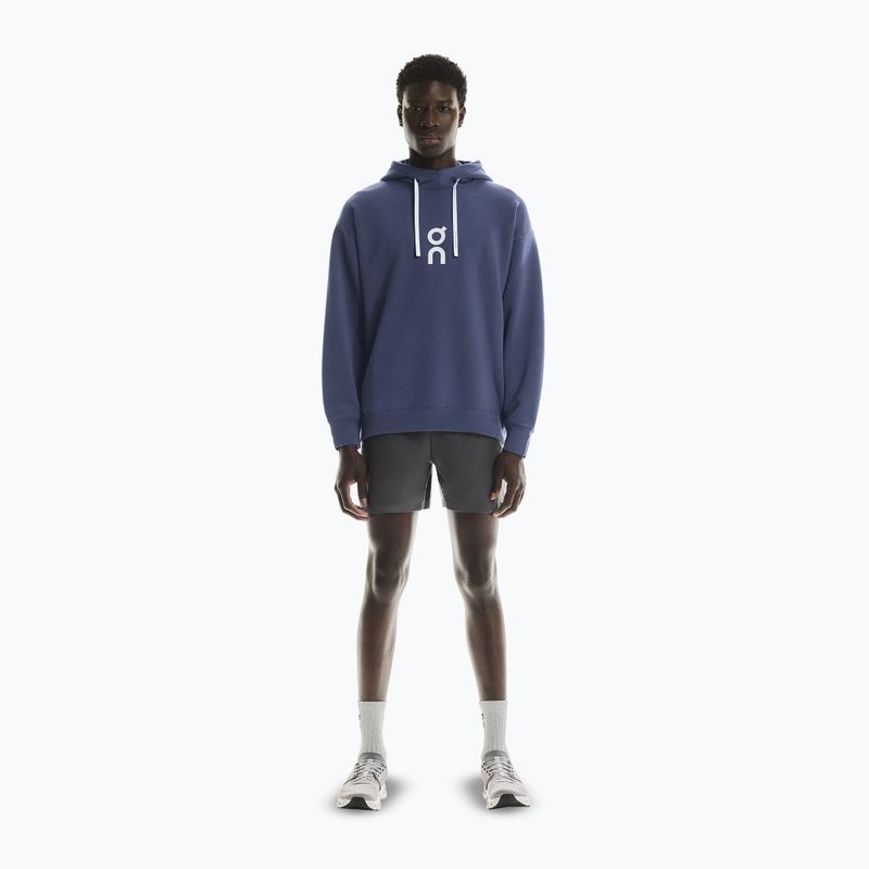 Férfi pulóver On Club Hoodie acai 2