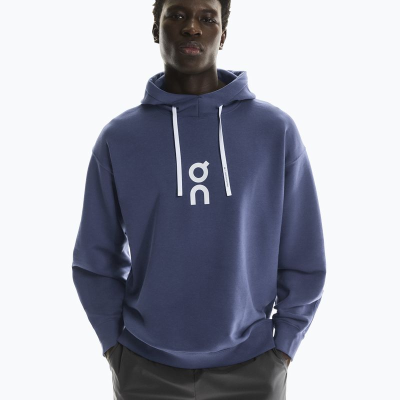 Férfi pulóver On Club Hoodie acai 4