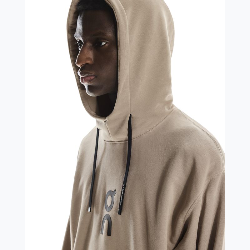 Férfi pulóver On Running Club Hoodie desert 6