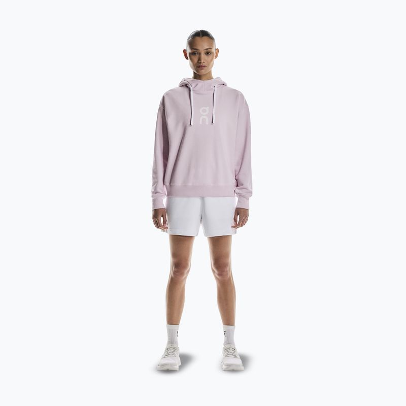Női pulóver On Running Club Hoodie orchidea 2