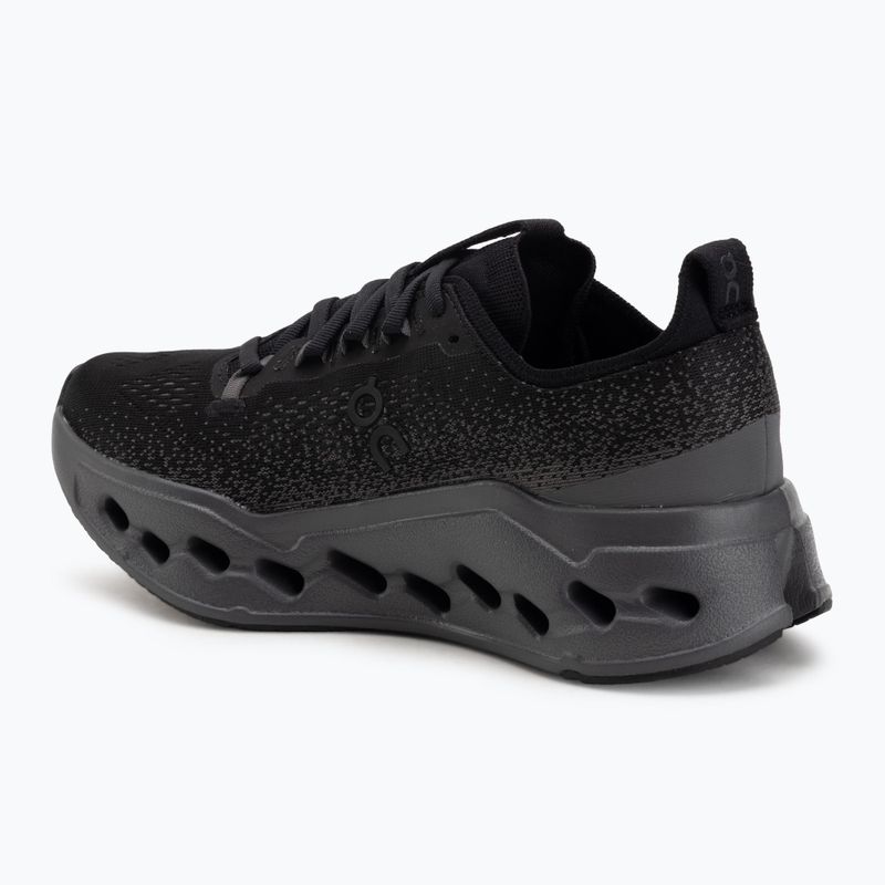 Női On Cloudsurfer Max Wide fekete/eclipse futócipő 3