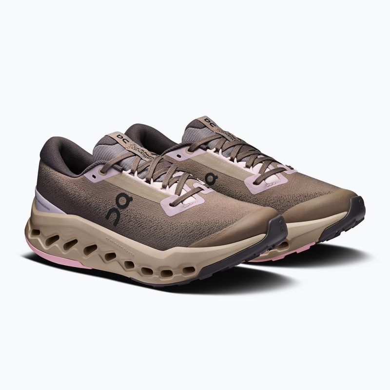 Női futócipő On Cloudsurfer Trail 2 Waterproof cinder/desert 10