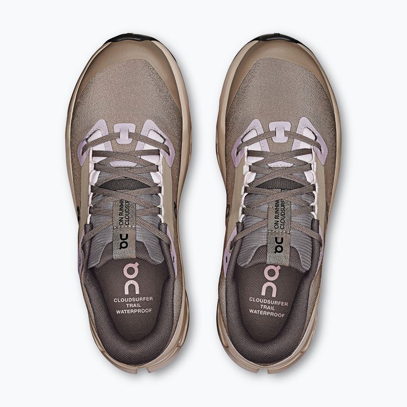 Női futócipő On Cloudsurfer Trail 2 Waterproof cinder/desert 13