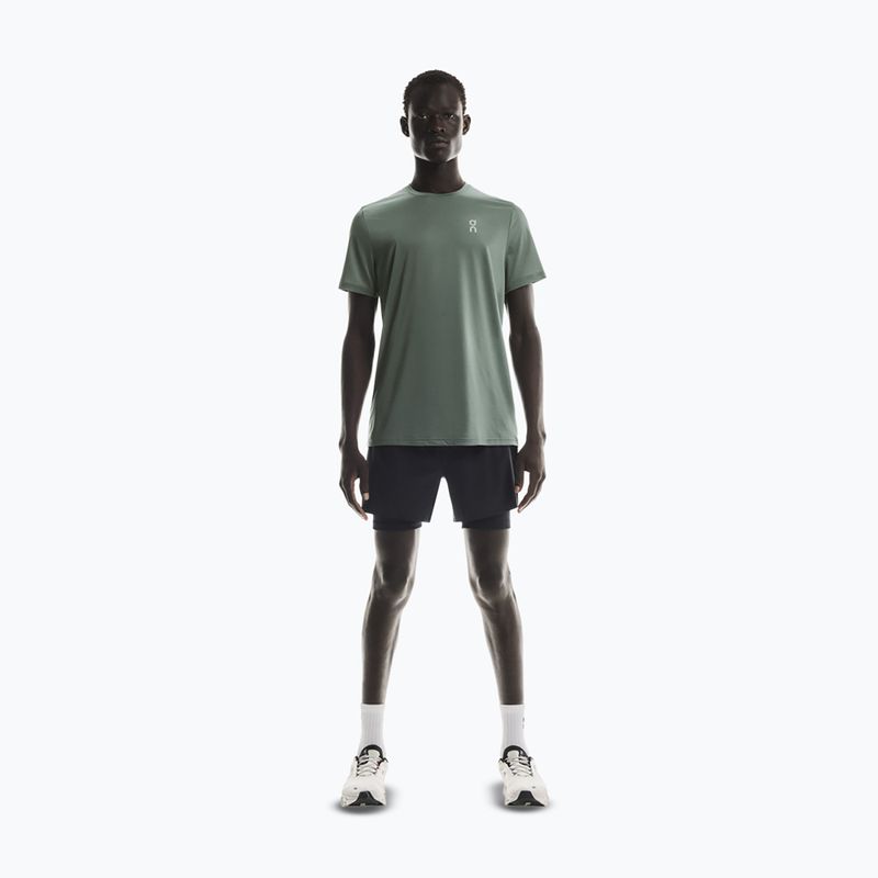 Férfi futópóló On Running Core-T olive 2