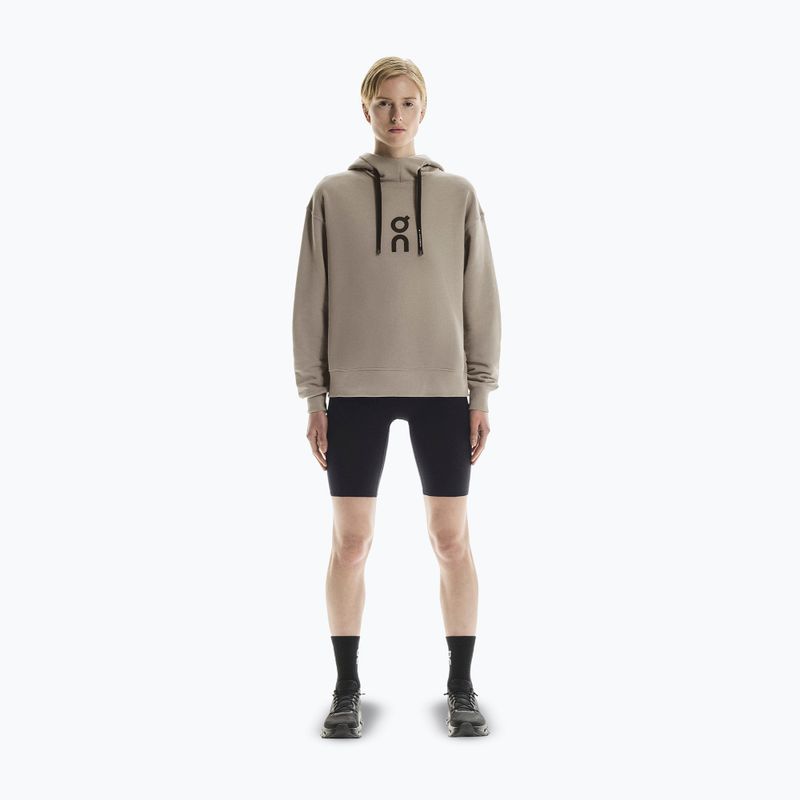 Női pulóver On Running Club Hoodie sivatag 2