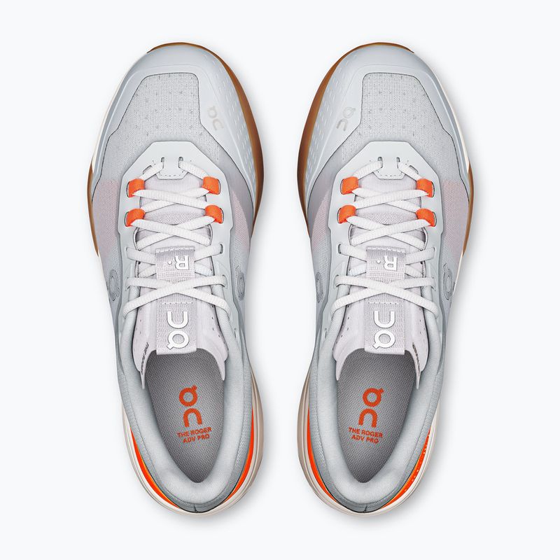 Férfi teniszcipő On The Roger Advantage Pro gleccser/fehér 13