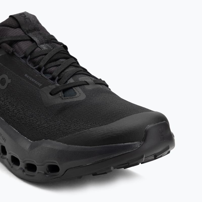 Férfi futócipő On Cloudsurfer Trail 2 Waterproof fekete/fekete 7