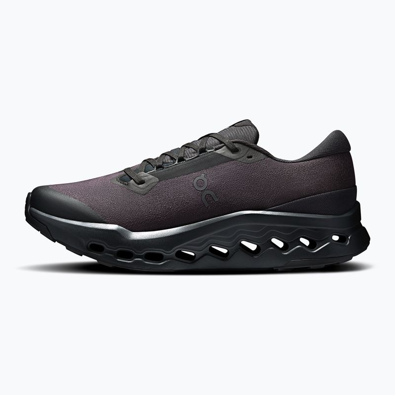 Férfi futócipő On Cloudsurfer Trail 2 Waterproof fekete/fekete 9