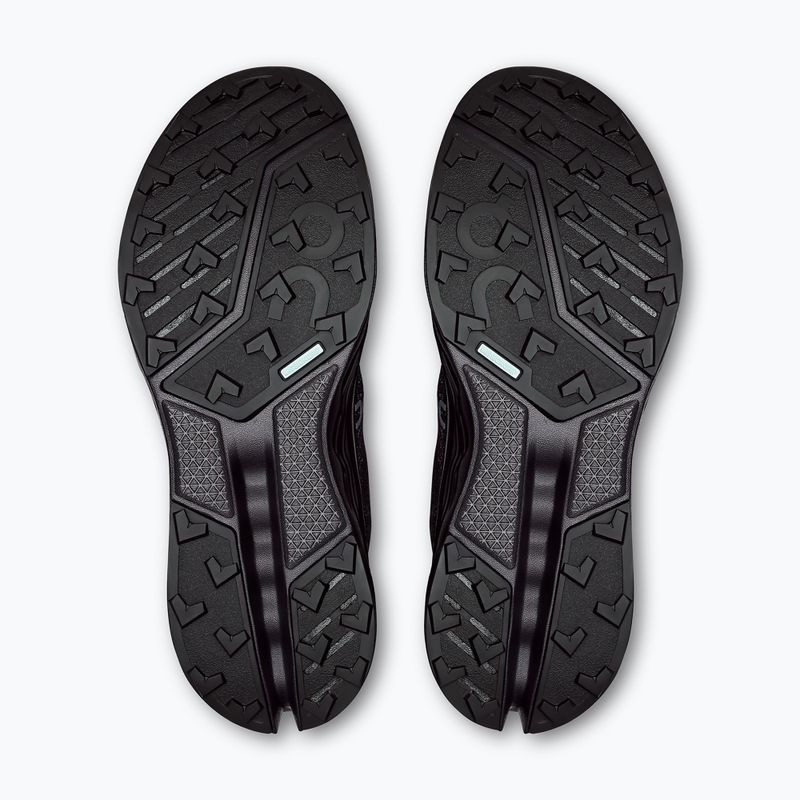 Férfi futócipő On Cloudsurfer Trail 2 Waterproof fekete/fekete 12