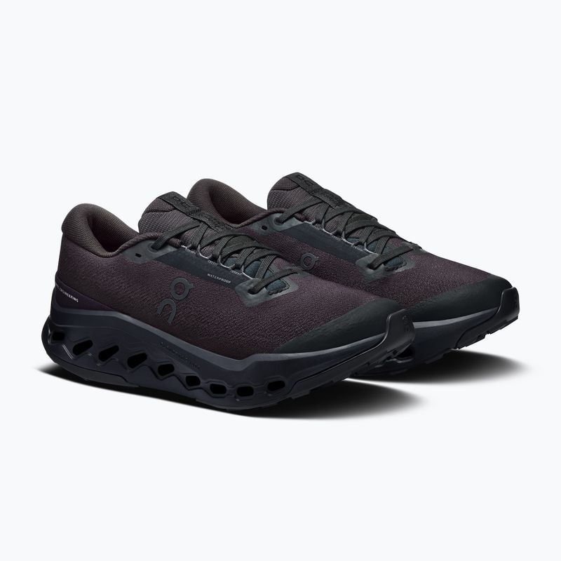 Női futócipő On Cloudsurfer Trail 2 Waterproof fekete/fekete 3