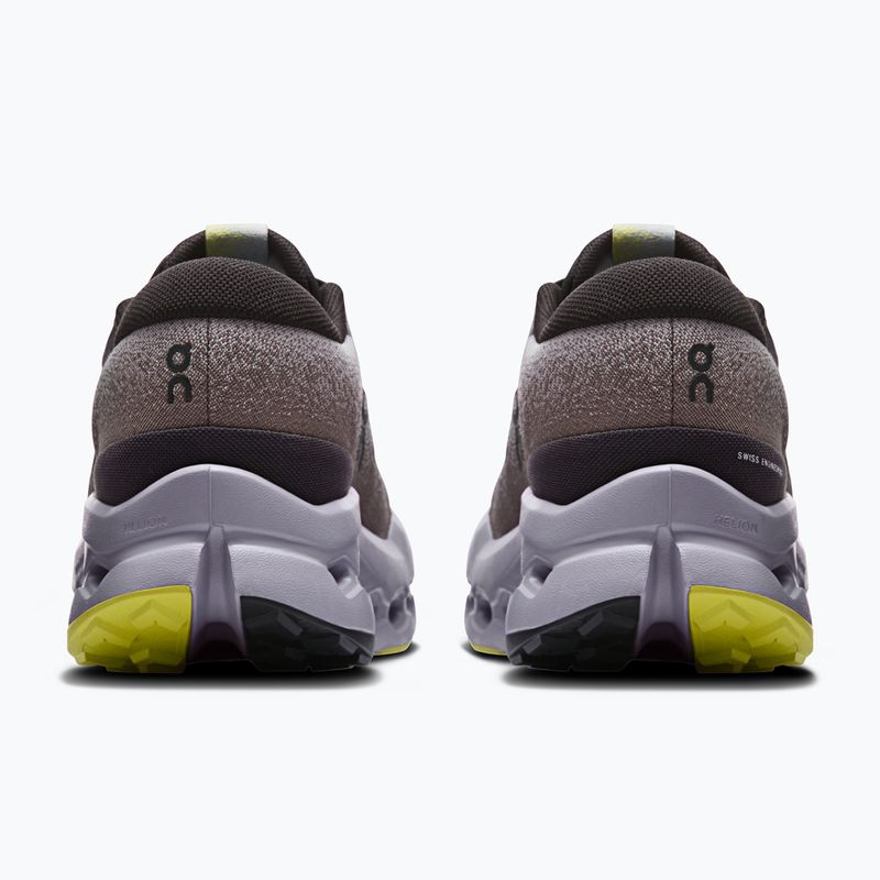 Női futócipő On Cloudsurfer Trail 2 Waterproof fekete/lila 4