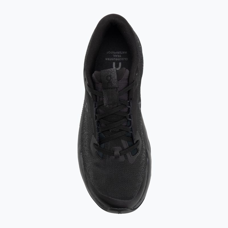 Női futócipő On Cloudsurfer Trail 2 Waterproof fekete/fekete 5