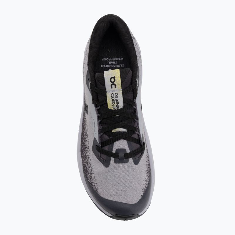 Női futócipő On Cloudsurfer Trail 2 Waterproof fekete/lila 5