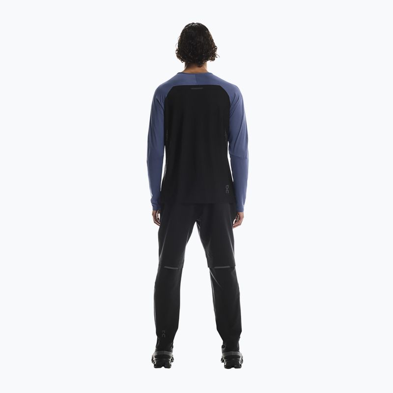 Férfi On Performance Long-T acai/fekete futó hosszú ujjú 3