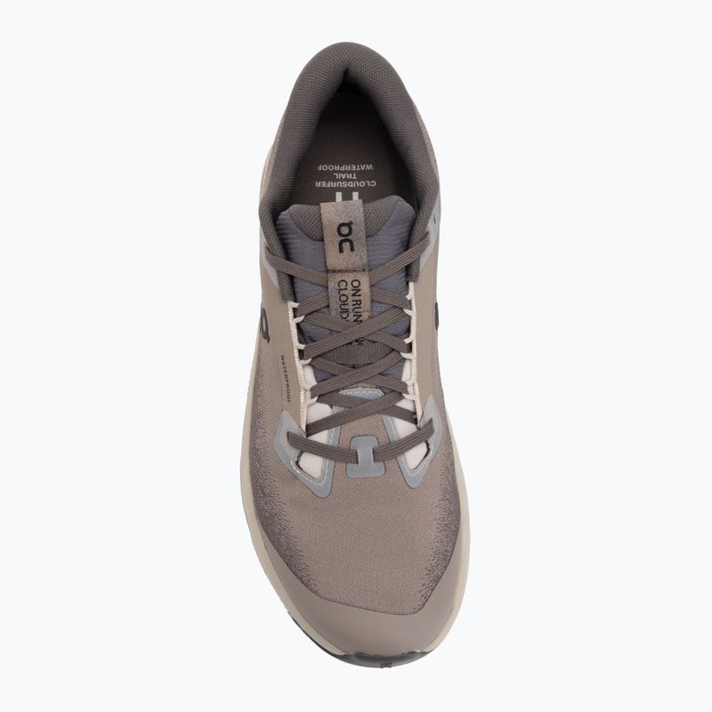 Férfi futócipő On Cloudsurfer Trail 2 Waterproof cinder/desert 5