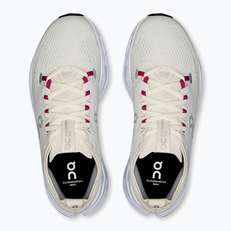 Női On Cloudsurfer Max elefántcsont/sarkvidéki futócipő 6