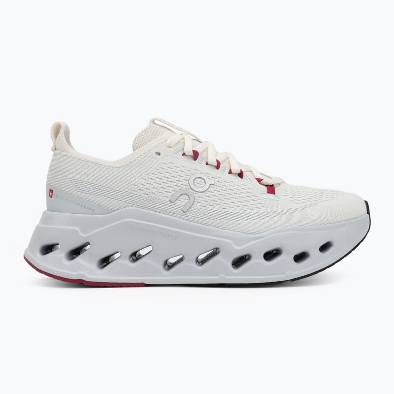 Női On Cloudsurfer Max elefántcsont/sarkvidéki futócipő 2