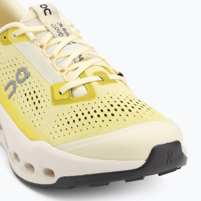 Férfi futócipő On Cloudsurfer Trail 2 elefántcsont/zöldcitrom 7