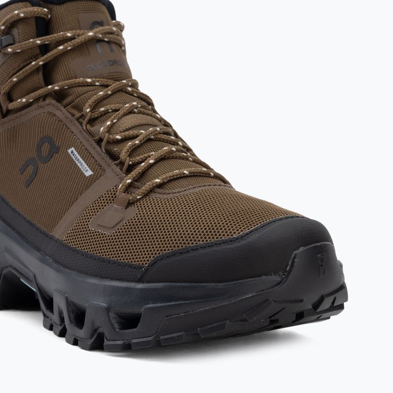 Férfi túrabakancs On Cloudrock Mid Waterproof earth/black 7