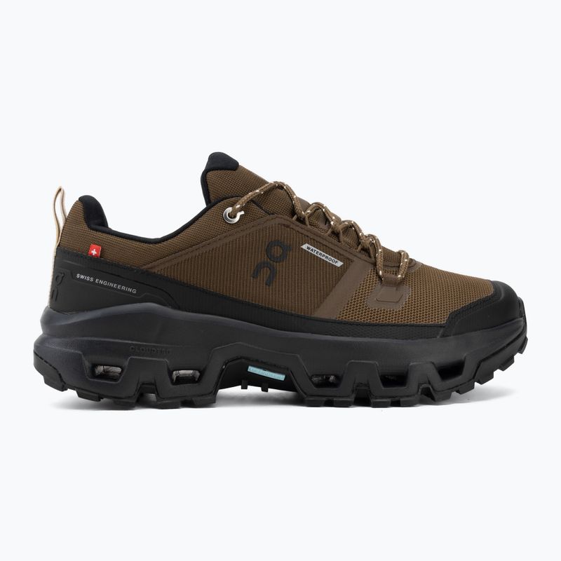 Férfi cipő On Cloudrock Low Waterproof earth/black 2