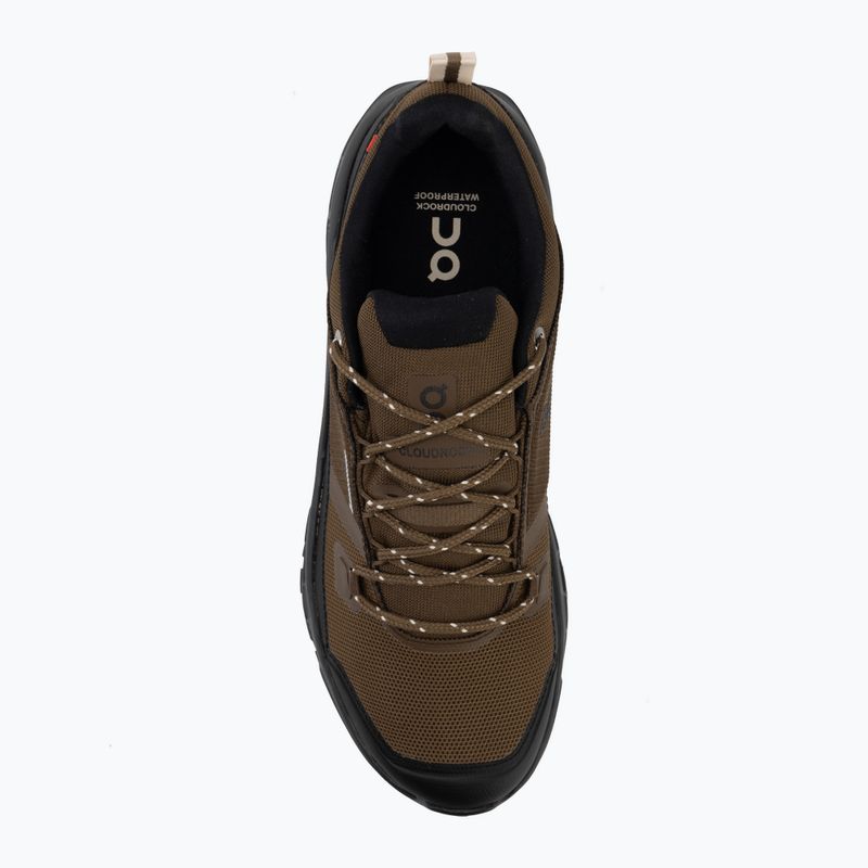 Férfi cipő On Cloudrock Low Waterproof earth/black 5