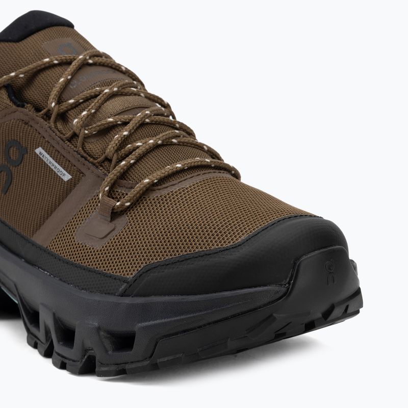 Férfi cipő On Cloudrock Low Waterproof earth/black 7
