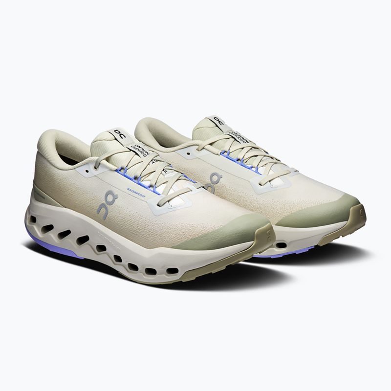 Férfi futócipők On Running Cloudsurfer Trail 2 Waterproof ghost/chalk 3