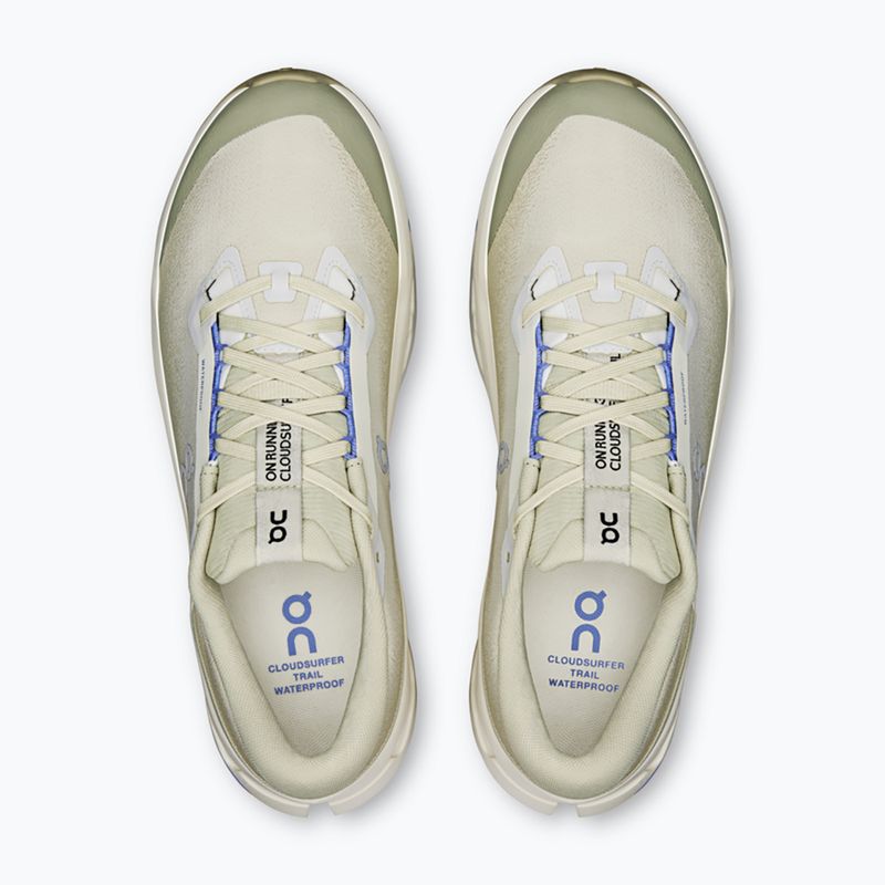 Férfi futócipők On Running Cloudsurfer Trail 2 Waterproof ghost/chalk 6