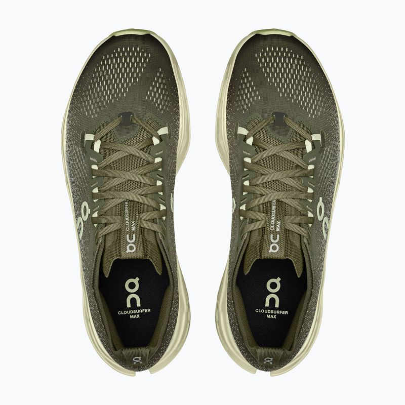Férfi futócipő On Cloudsurfer Max olive/seedling 4