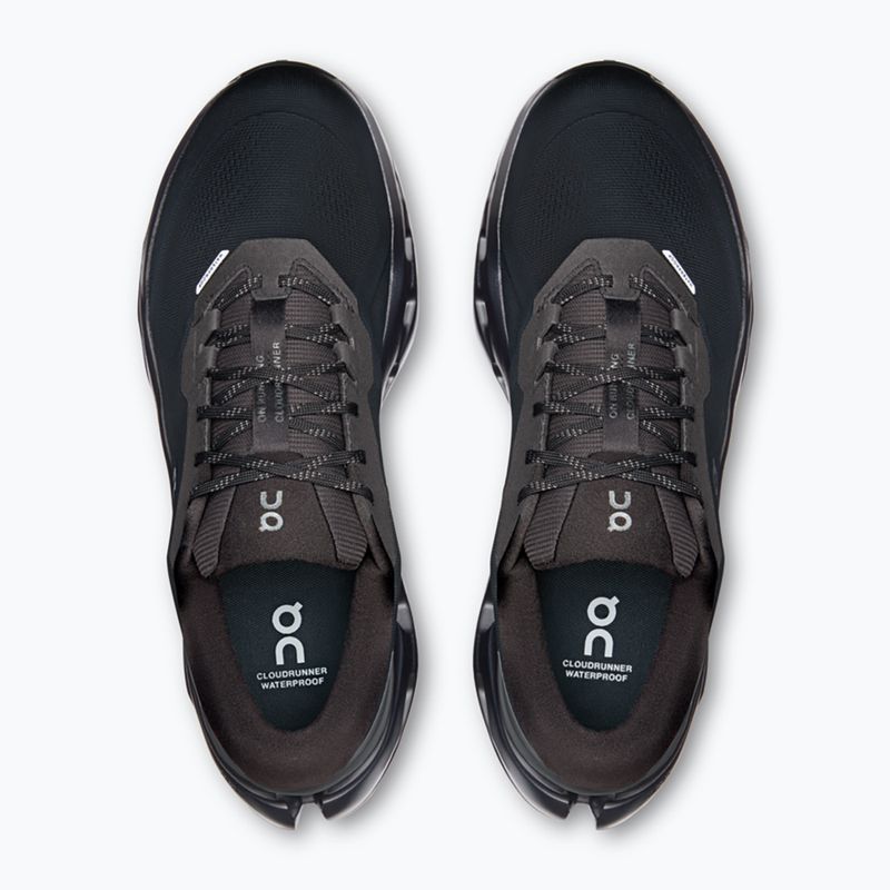 Férfi futócipők On Cloudrunner 3 Waterproof black/black 6