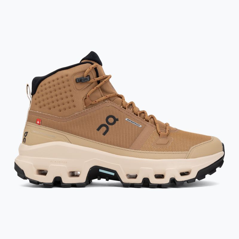 Női cipők On Cloudrock Mid Waterproof sphinx/sand 2