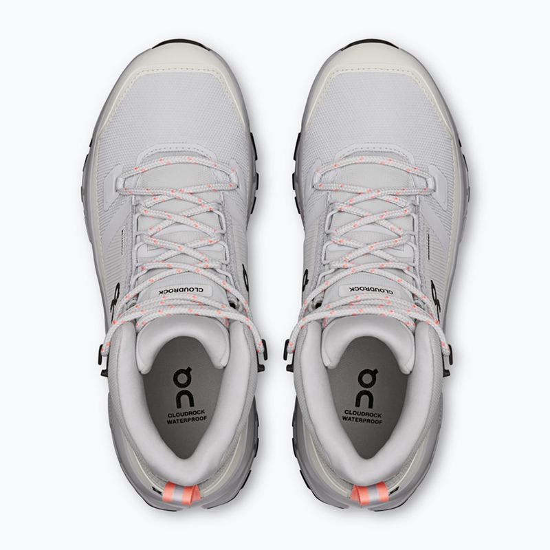 Női kirándulócipők On Cloudrock Mid Waterproof glacier/alloy 3
