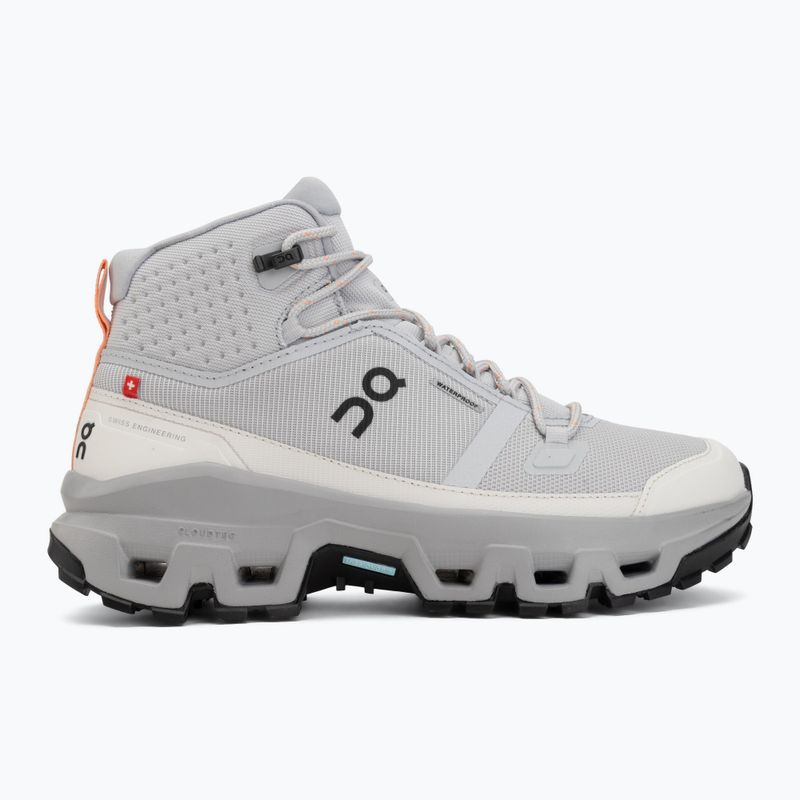 Női kirándulócipők On Cloudrock Mid Waterproof glacier/alloy 2