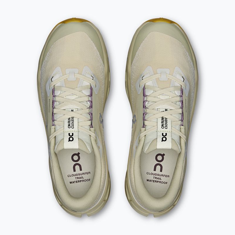 Női futócipő On Running Cloudsurfer Trail 2 Waterproof ghost/chalk 6