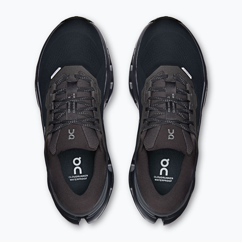 Női futócipők On Cloudrunner 3 Waterproof black/black 6