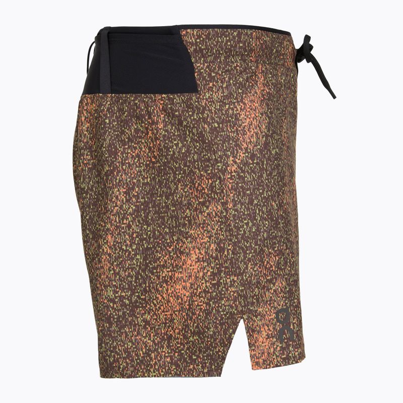 Férfi futó rövidnadrág On Trail black/gobi 3