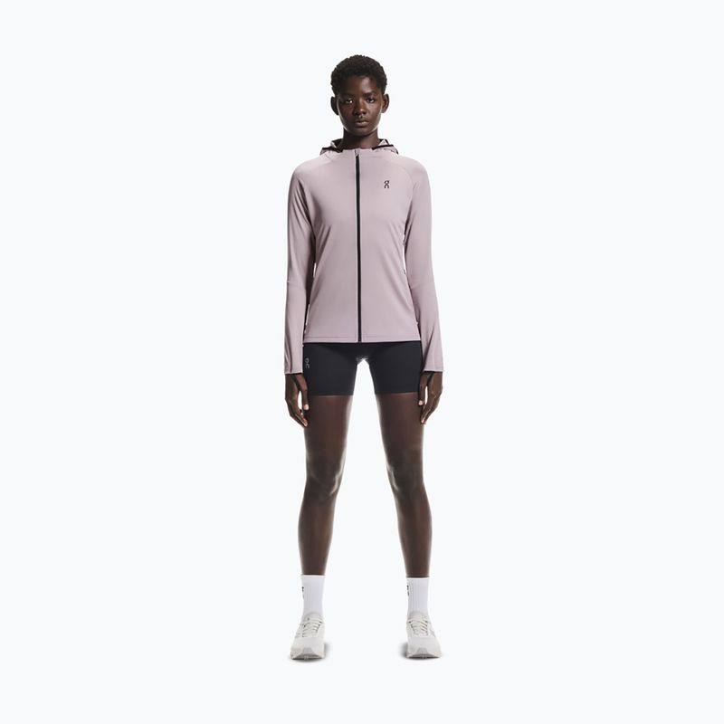 Női futó kapucnis pulóver On Climate Zip Hoodie Heron 2