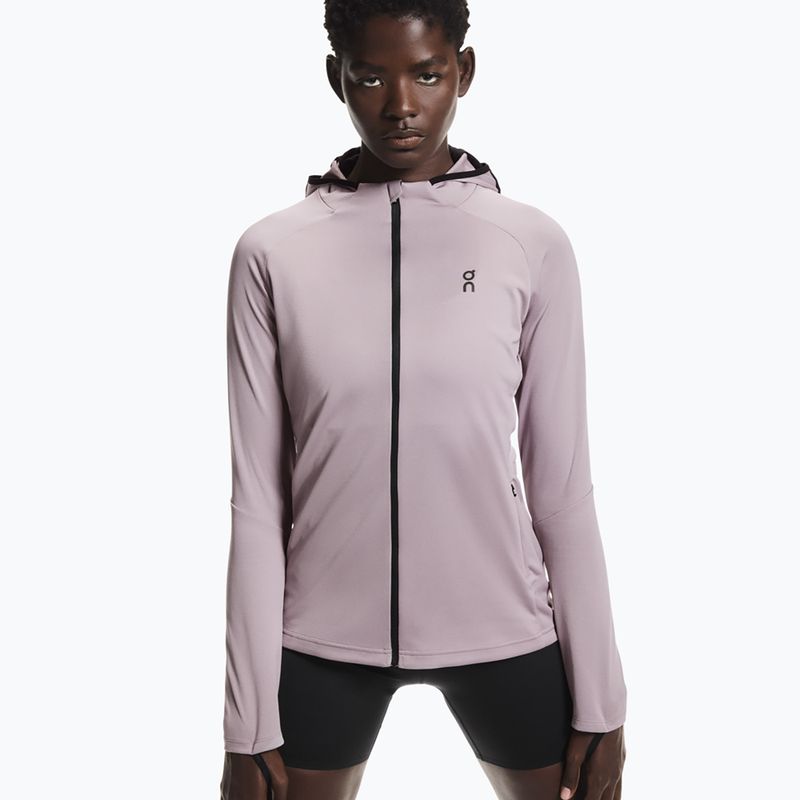 Női futó kapucnis pulóver On Climate Zip Hoodie Heron 4