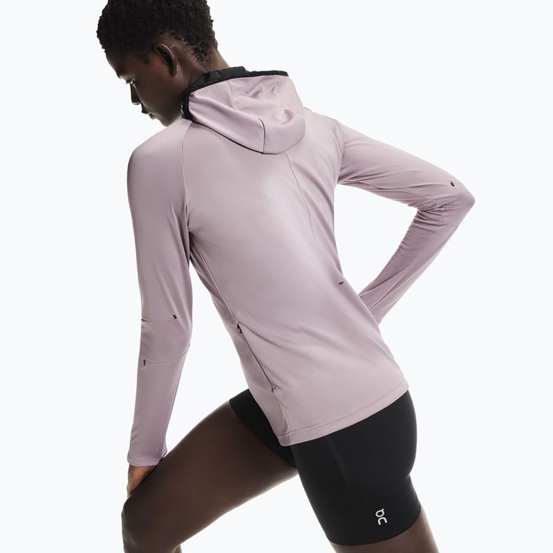 Női futó kapucnis pulóver On Climate Zip Hoodie Heron 5