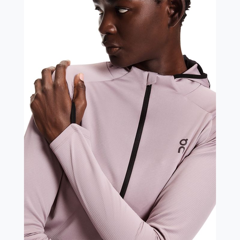 Női futó kapucnis pulóver On Climate Zip Hoodie Heron 9