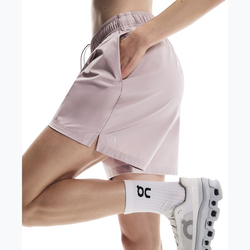 Női futóshort On 5" Core heron 5