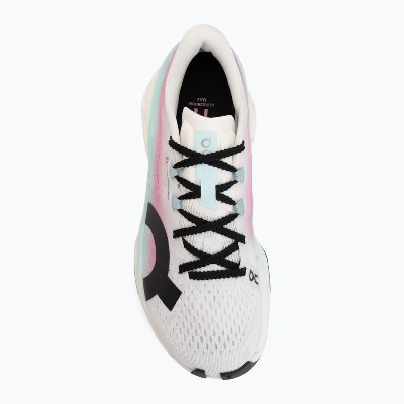 Női futócipők On Cloudboom Max white/celeste 5
