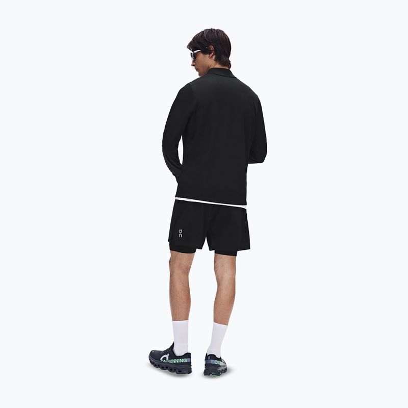 Férfi futópulóver On Core 1/4 Zip black 3