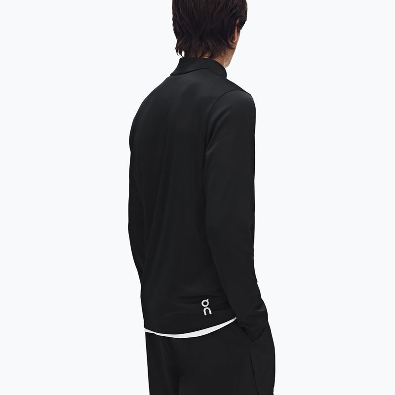 Férfi futópulóver On Core 1/4 Zip black 5