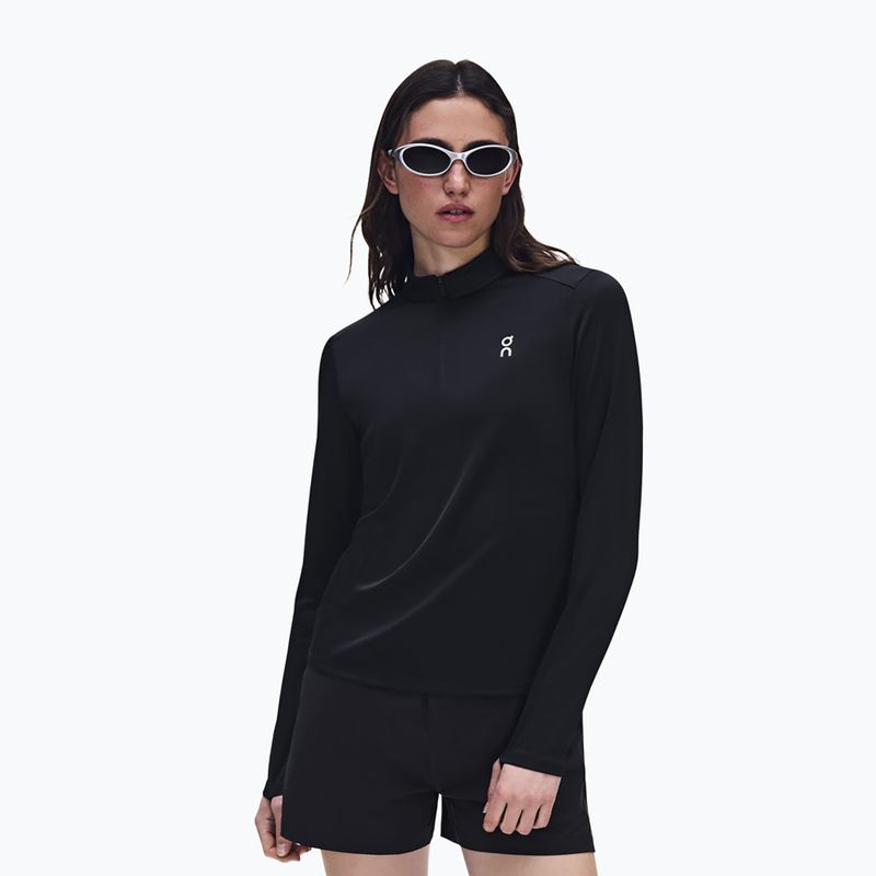 Női futópulóver On Core 1/4 Zip black 4