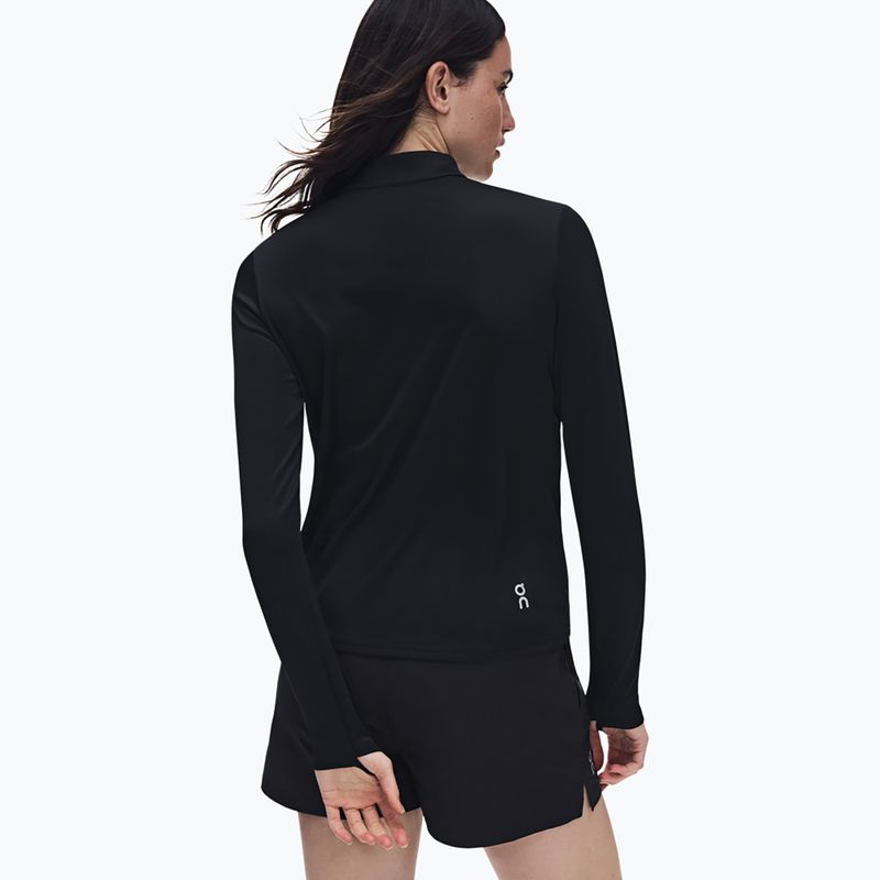 Női futópulóver On Core 1/4 Zip black 5
