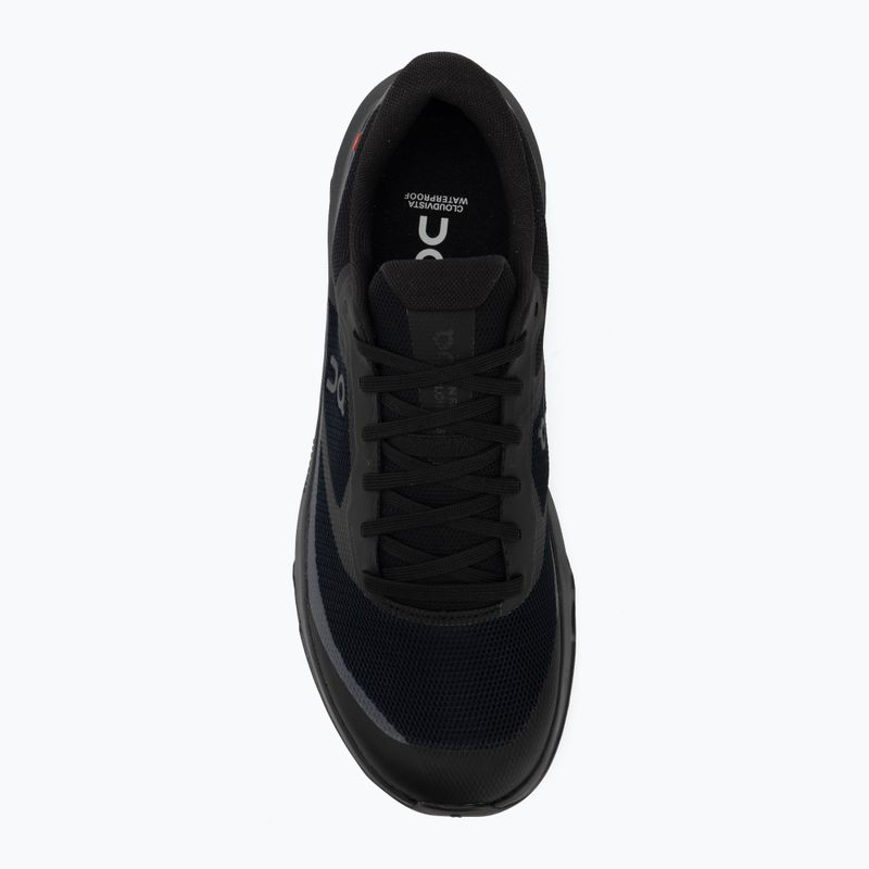 Férfi futócipők On Cloudvista 3 Waterproof black/black 5