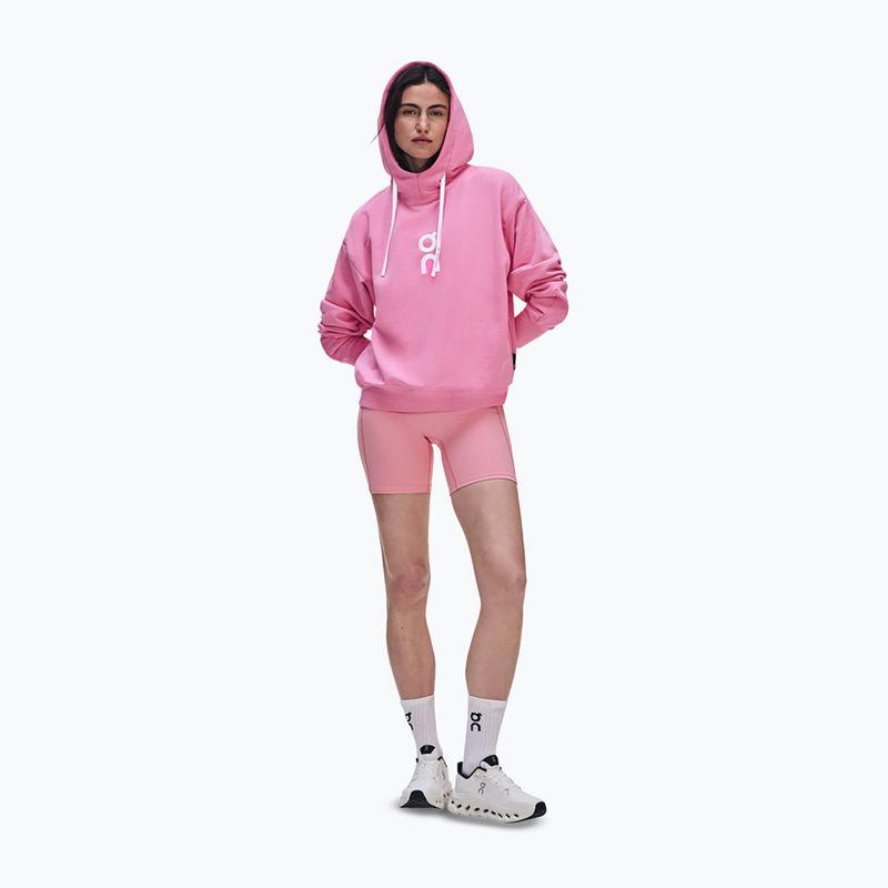Női pulóver On Club Hoodie bubblegum 2