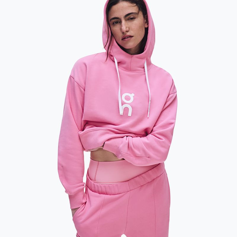 Női pulóver On Club Hoodie bubblegum 4