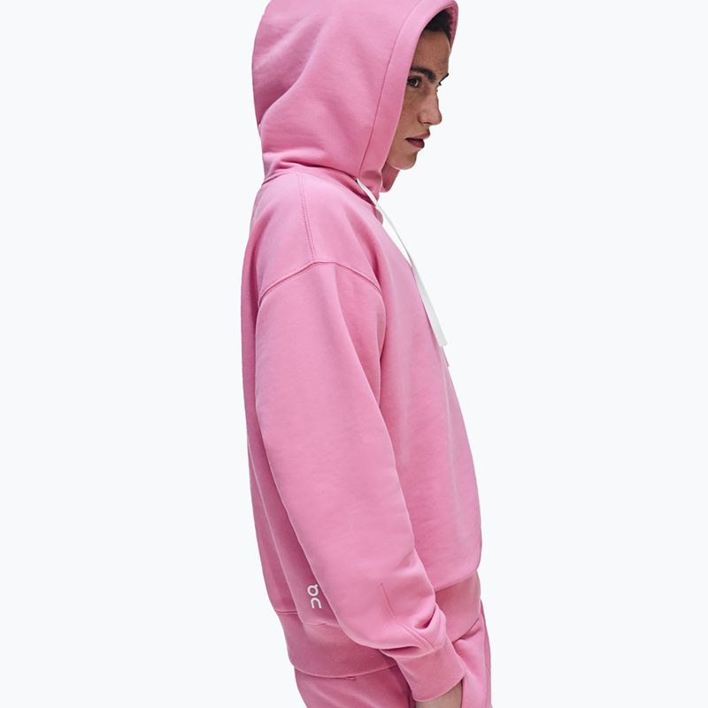 Női pulóver On Club Hoodie bubblegum 5